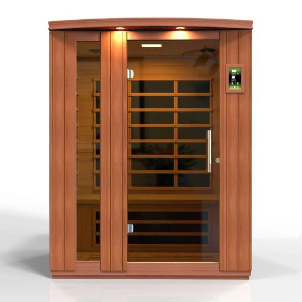 Dynamic Lugano 3-Person Low EMF FAR Infrared Sauna (Canadian Hemlock) - My Store