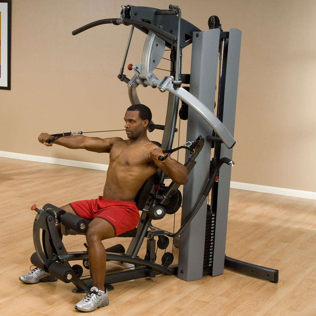 Body-Solid FUSION 600 Bi-Angular Gym with Functional Trainer Arms - My Store