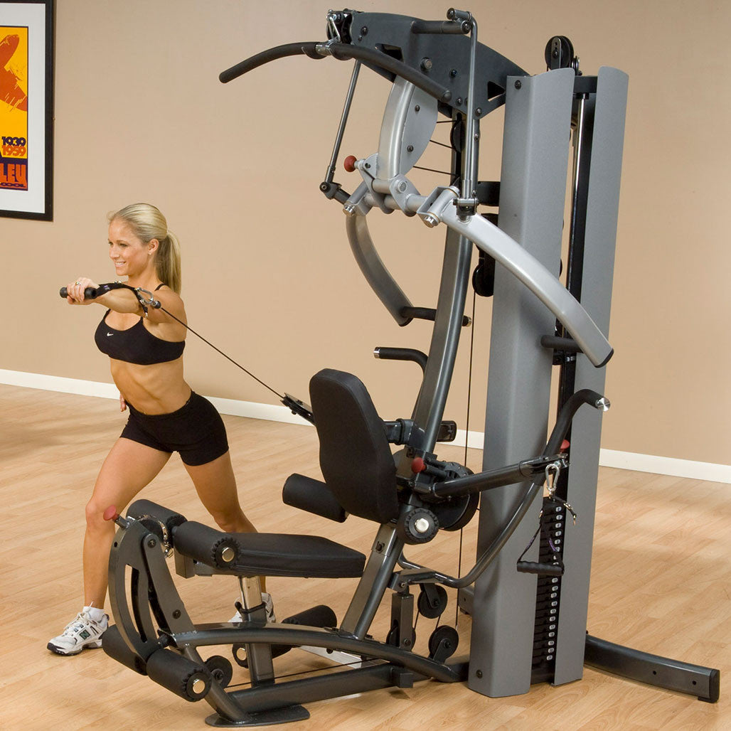 Body-Solid FUSION 600 Bi-Angular Gym with Functional Trainer Arms - My Store