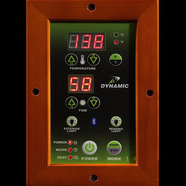 Dynamic Lugano 3-Person Low EMF FAR Infrared Sauna (Canadian Hemlock) - My Store