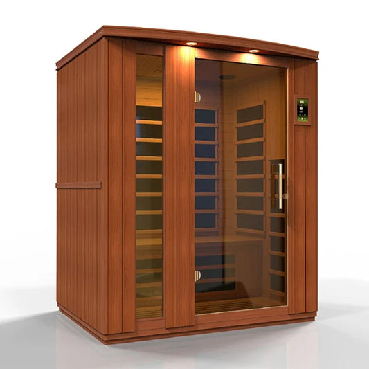 Dynamic Lugano 3-Person Low EMF FAR Infrared Sauna (Canadian Hemlock) - My Store