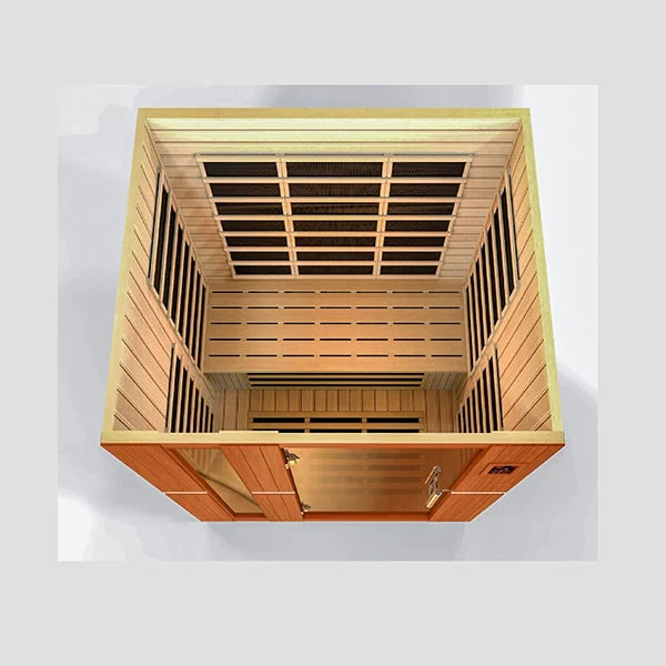 Dynamic Lugano 3-Person Low EMF FAR Infrared Sauna (Canadian Hemlock) - My Store