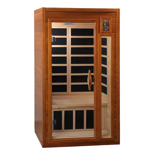Dynamic Barcelona Elite 1-2-Person Ultra Low EMF FAR Infrared Sauna (Canadian Hemlock) - My Store