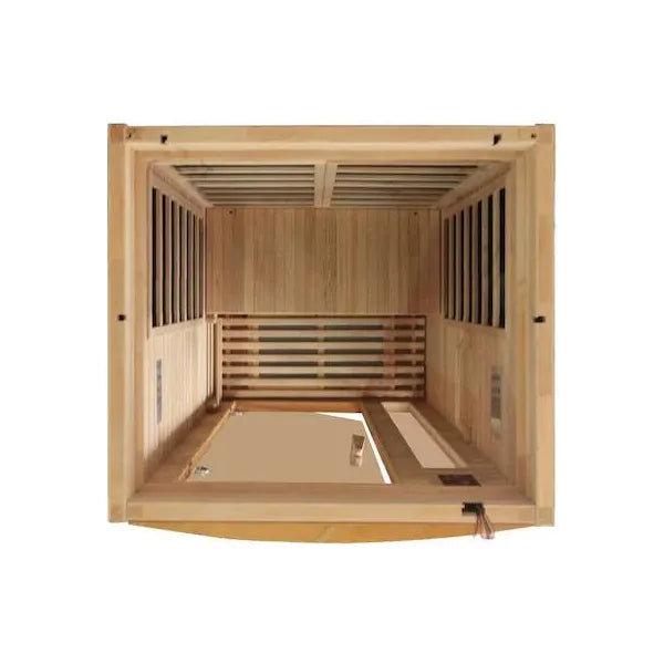 Dynamic Barcelona Elite 1-2-Person Ultra Low EMF FAR Infrared Sauna (Canadian Hemlock) - My Store