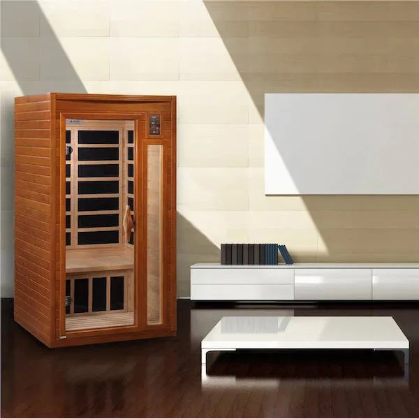 Dynamic Barcelona 1-2-Person Low EMF FAR Infrared Sauna (Canadian Hemlock) - My Store