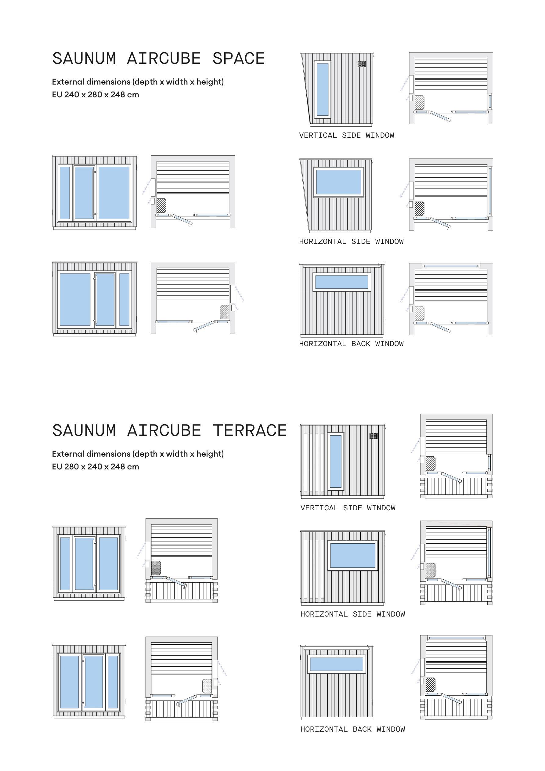 Saunum AirCube Space (4-5 Person) – Luxury Outdoor Sauna - My Store